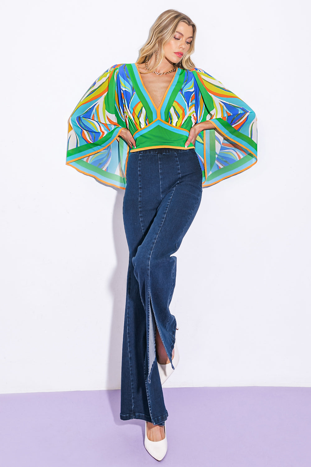 WE BELONG TOGETHER WOVEN CROP TOP Flying Tomato